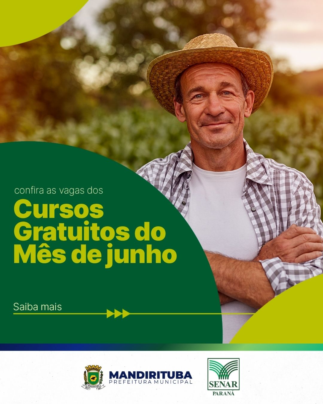 Post do instagram da Prefeitura de Mandirituba