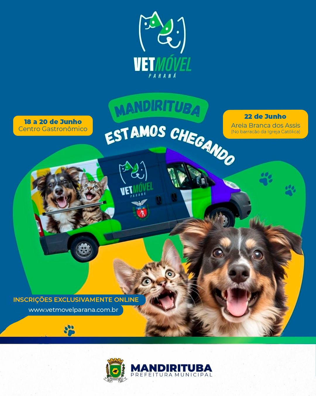 Post do instagram da Prefeitura de Mandirituba