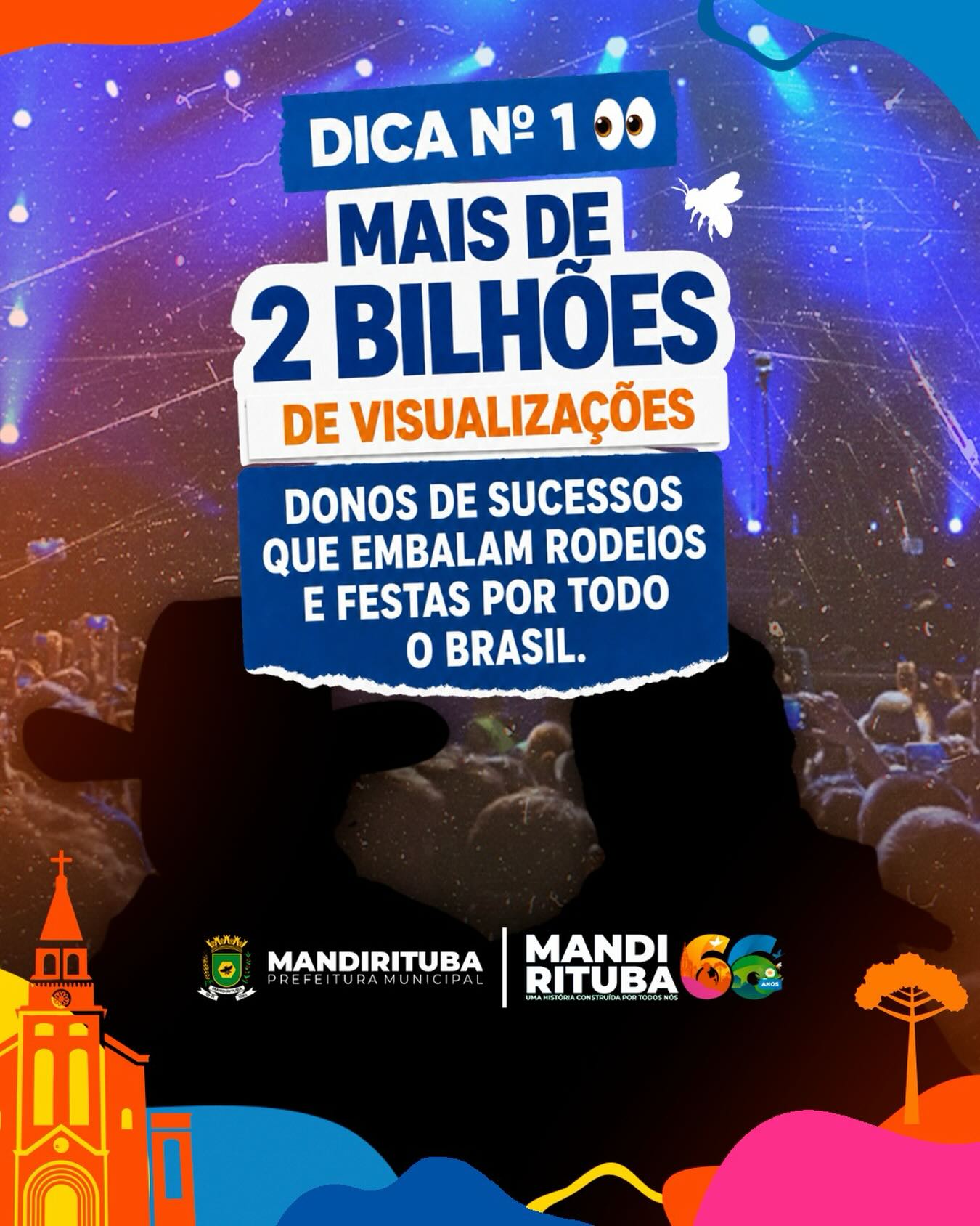 Post do instagram da Prefeitura de Mandirituba