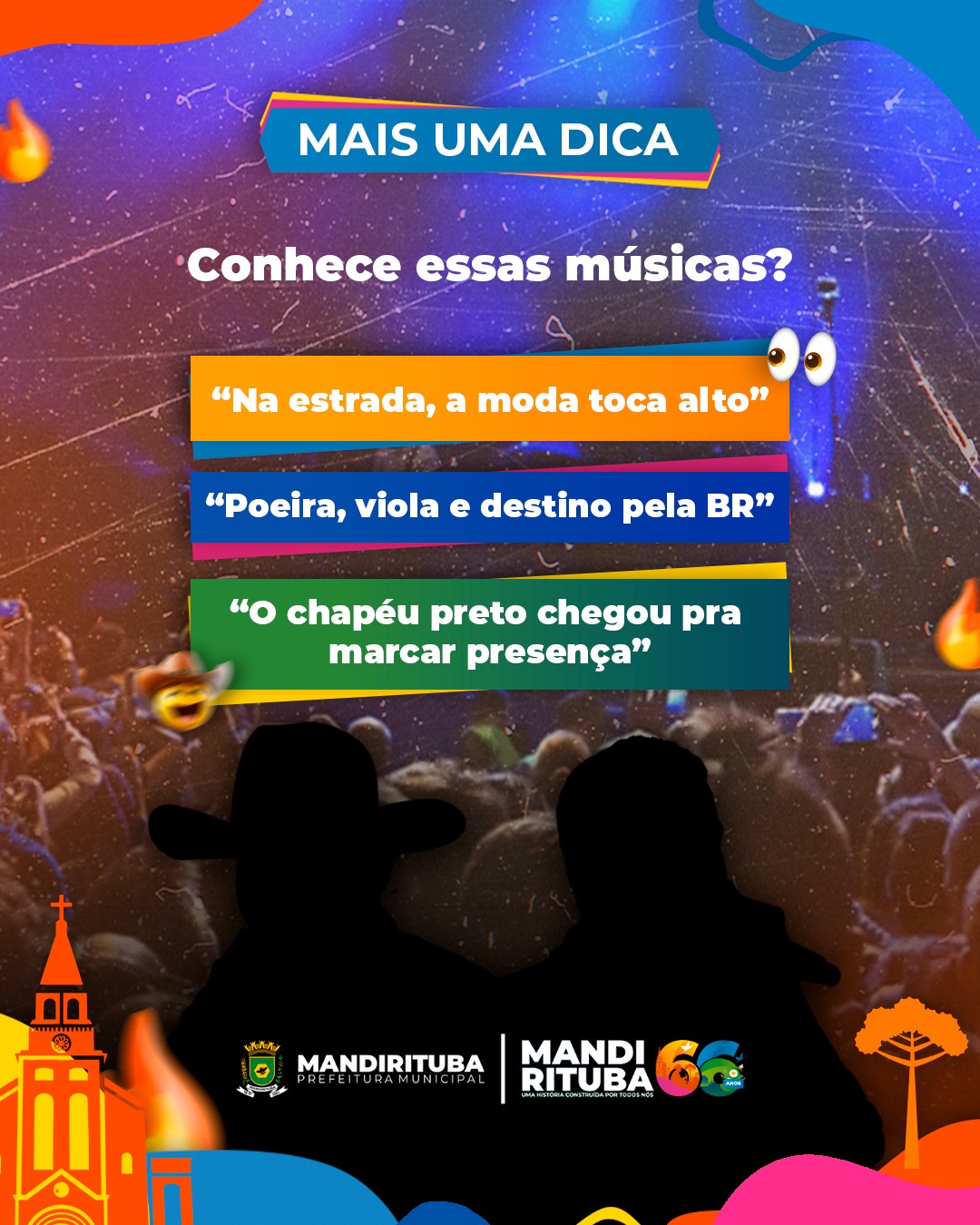 Post do instagram da Prefeitura de Mandirituba