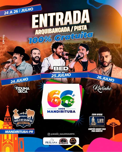 Post do instagram da Prefeitura de Mandirituba