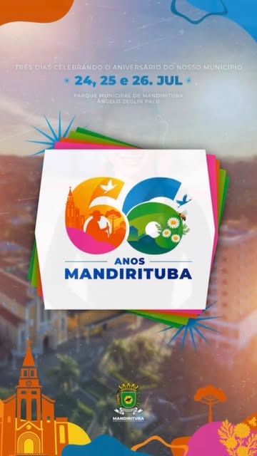 Post do instagram da Prefeitura de Mandirituba