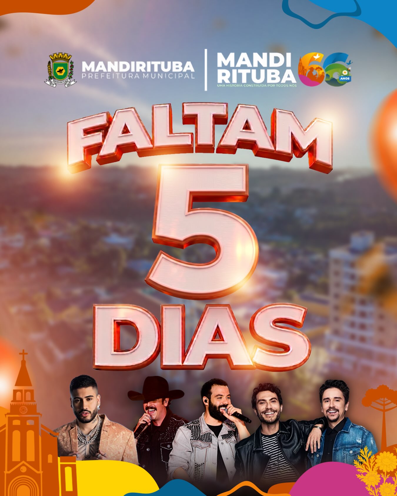 Post do instagram da Prefeitura de Mandirituba