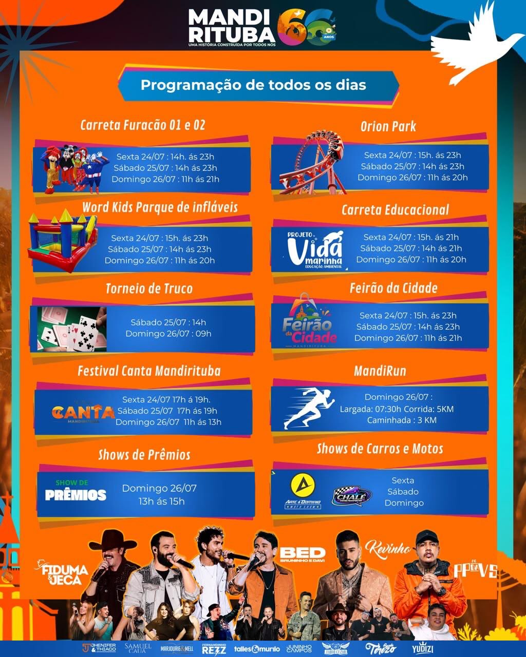 Post do instagram da Prefeitura de Mandirituba