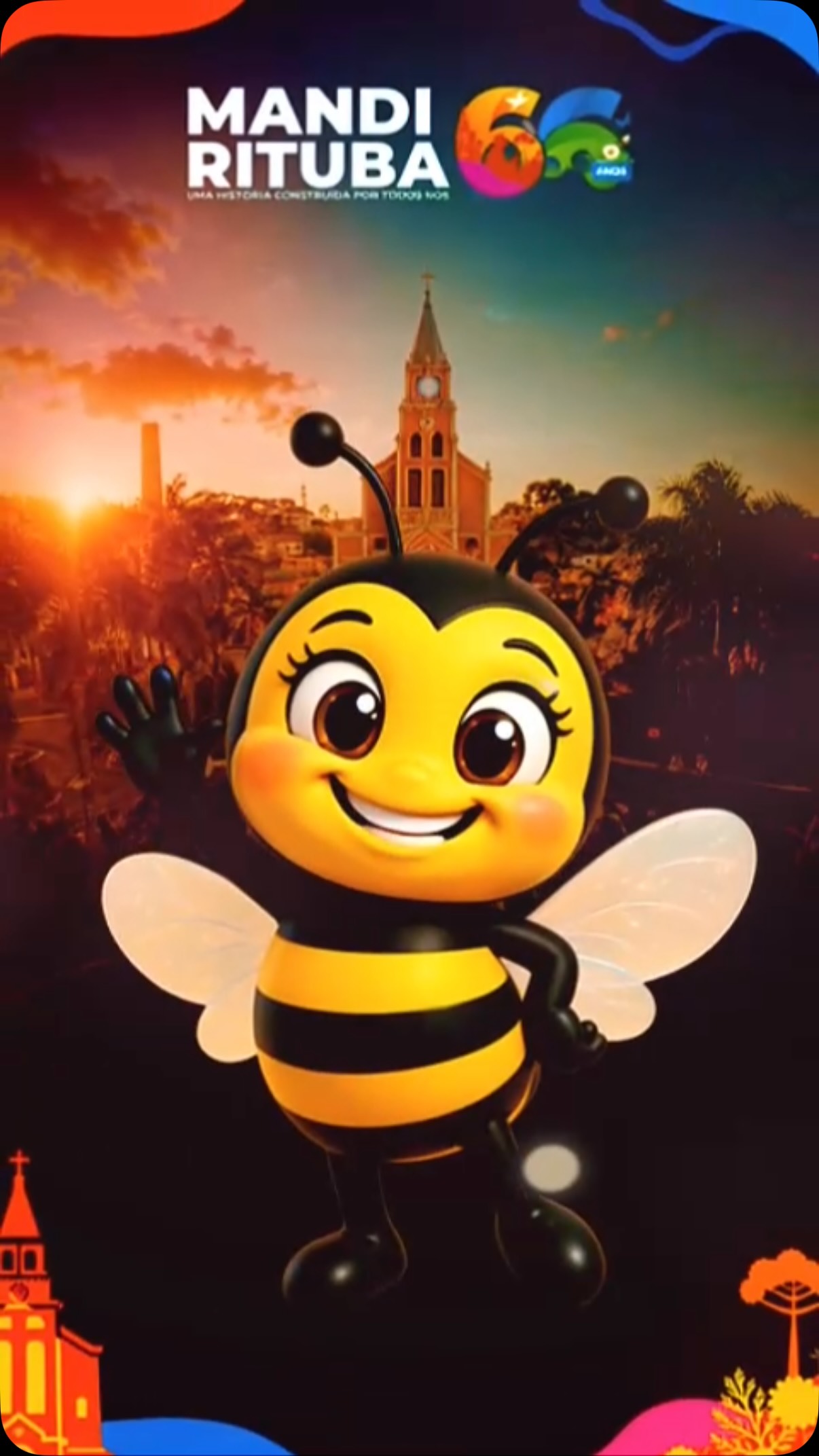 Post do instagram da Prefeitura de Mandirituba