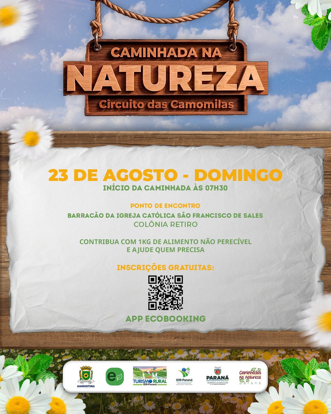 Post do instagram da Prefeitura de Mandirituba